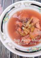 Sup Ayam Merah Hangat