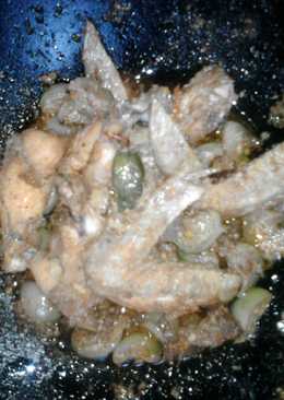 Sambal ayam terong bulat