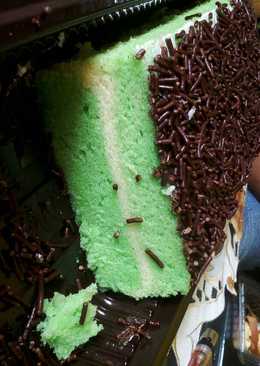 Brownies pandan