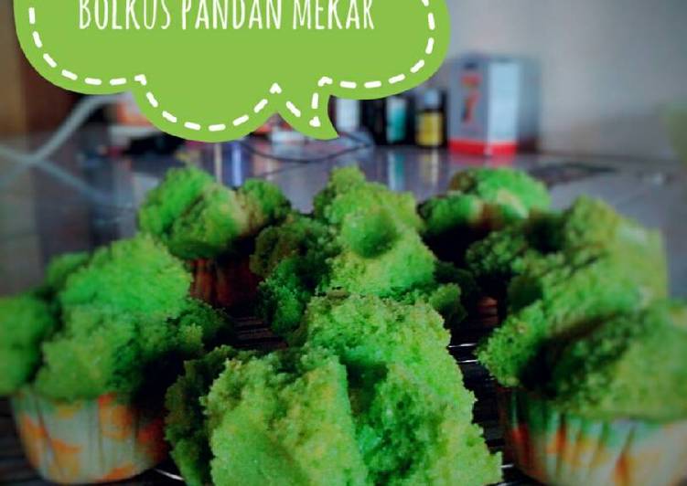 resep Bolkus santan pandan (no mixer)