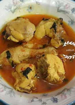 Ayam kemangi bumbu kuning pedas