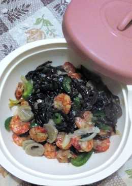 Udang jamur kuping saus tiram