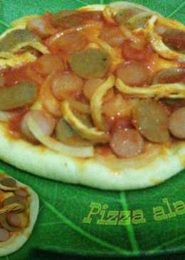 Pizza lembut pke teflon & magicom