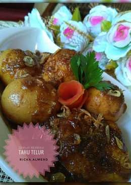 Semur rempah tahu & telur