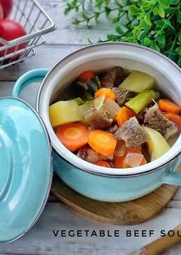 (#5)Vegetable Beef Soup #pekaninspirasi