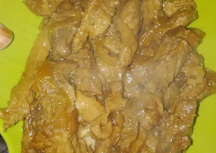 resep Beef teriyaki