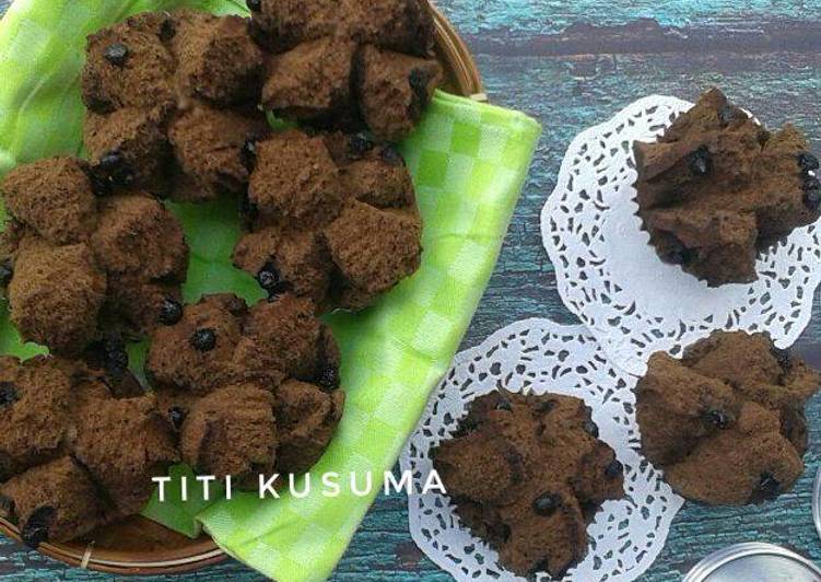 resep lengkap untuk Brownies kukus anti gagal tanpa air soda