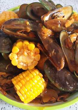Kerang hijau saus padang