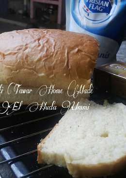 Roti Tawar Home Made, lembuut 1 x proffing