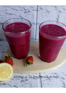 Jus Strawberry Buah Naga