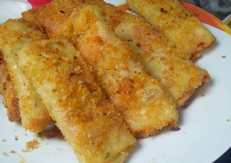 resep Risol sederhana mayones isi jagung,beef,telur