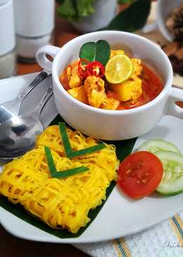 Roti Jala Kari Ayam