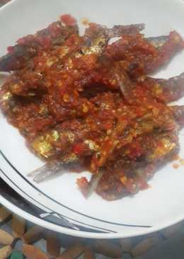 Balado ikan sarden segar