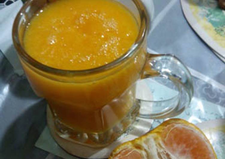 cara membuat Jus Garuk Ceng (Mangga Jeruk Cengkih)