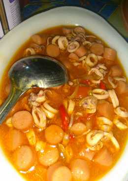 Cumi Asam Pedas Manis