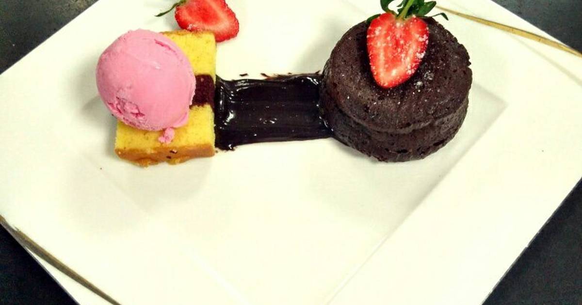 Resep Chocolate lava cake