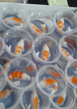 Puding Lucu ikan Koi