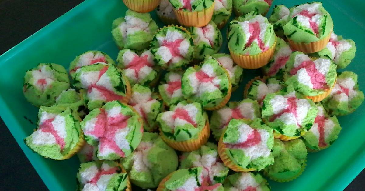 Resep Bolu Kukus Semangka Mini