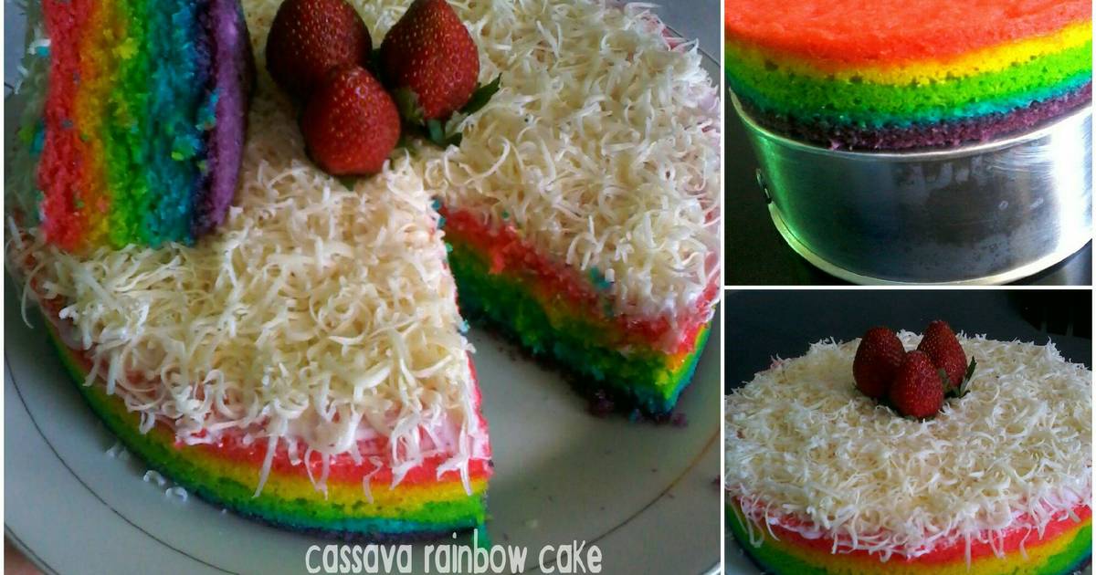  Resep  Bolu  Kukus Singkong  Rainbow oleh Tien Hartinie Cookpad