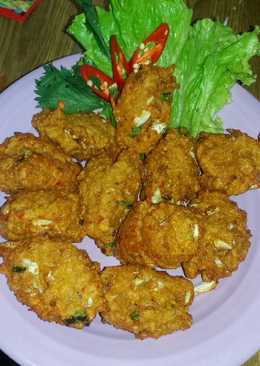 Bakwan oncom pedas