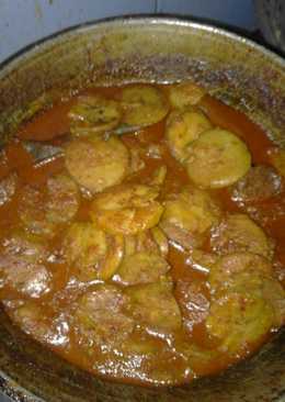 Rendang jengkol pedes manis