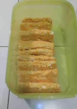 Roti goreng isi telur+sosis+mayo