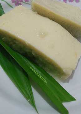 Puding tape ketan hijau