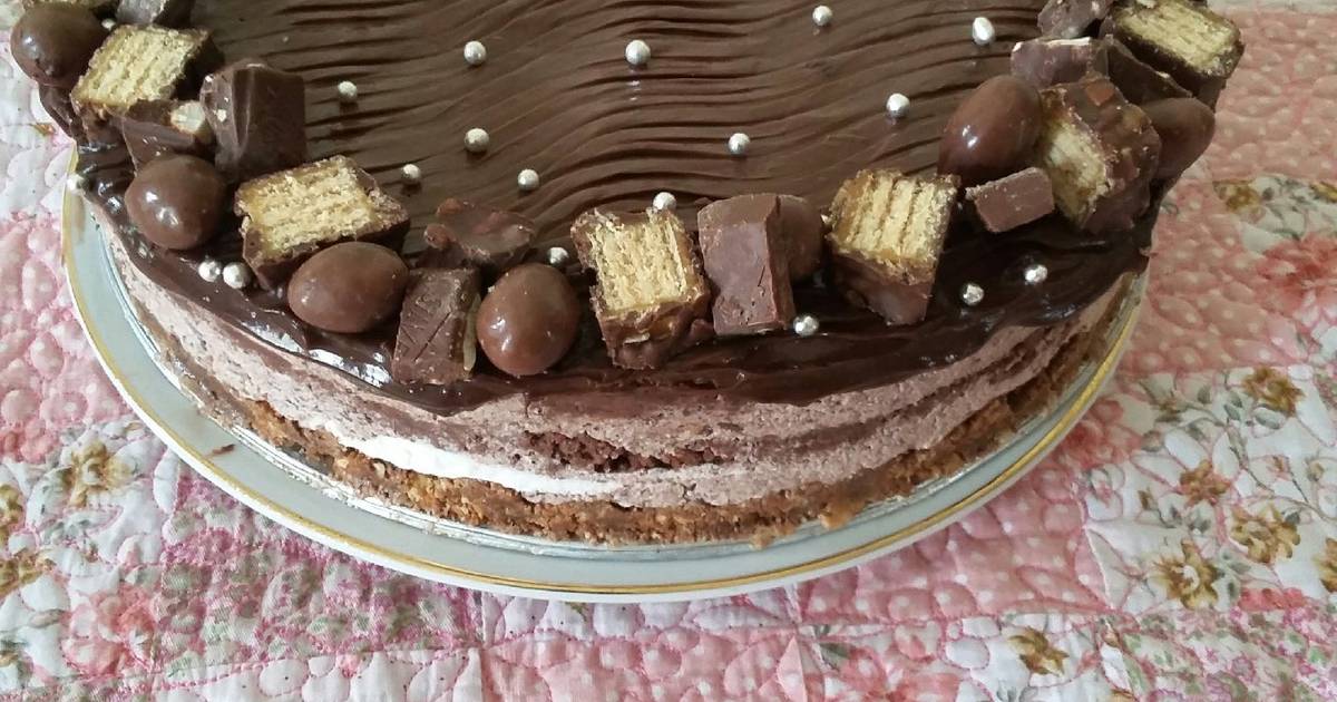 Resep unbake chocolate cheesecake Resep unbake chocolate cheesecake