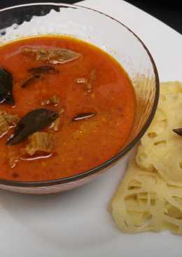 Kari kambing dan roti jala