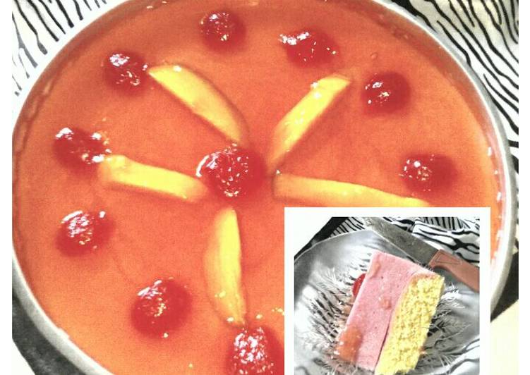 Resep Cake Lapis Puding Mangga Karya ?? Qie
