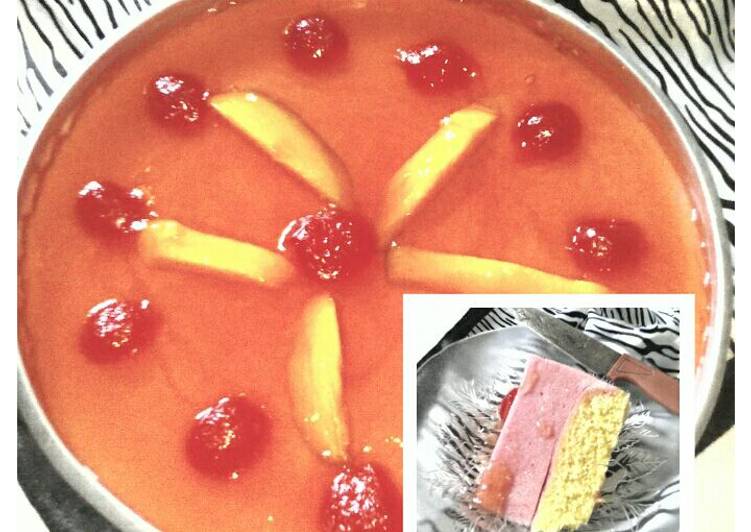 gambar untuk resep Cake Lapis Puding Mangga