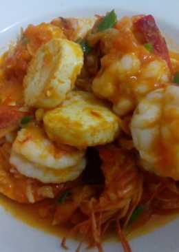 Tofu Udang Saus Tomat Alami