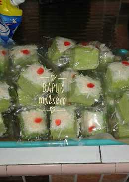 Brownies pandan potong dapur ma2sero