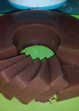 Puding Susu Cokelat