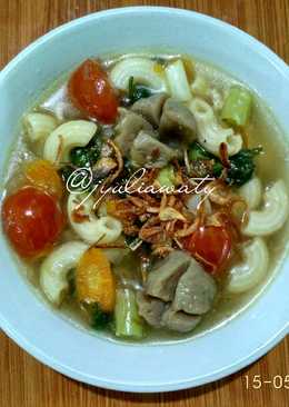 Sayur Sop Baso Macaroni #SelasaBisa