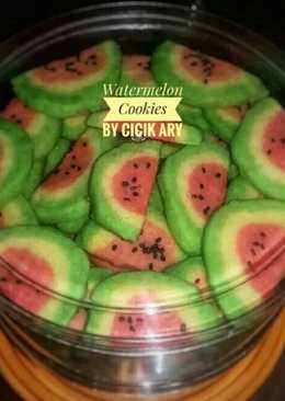 Watermelon cookies