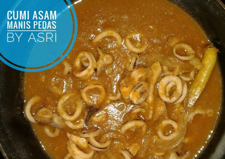 resep Cumi Asam Manis Pedas