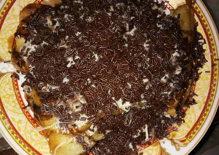 gambar untuk resep makanan Pisang goreng krispy selimut coklat hahahha