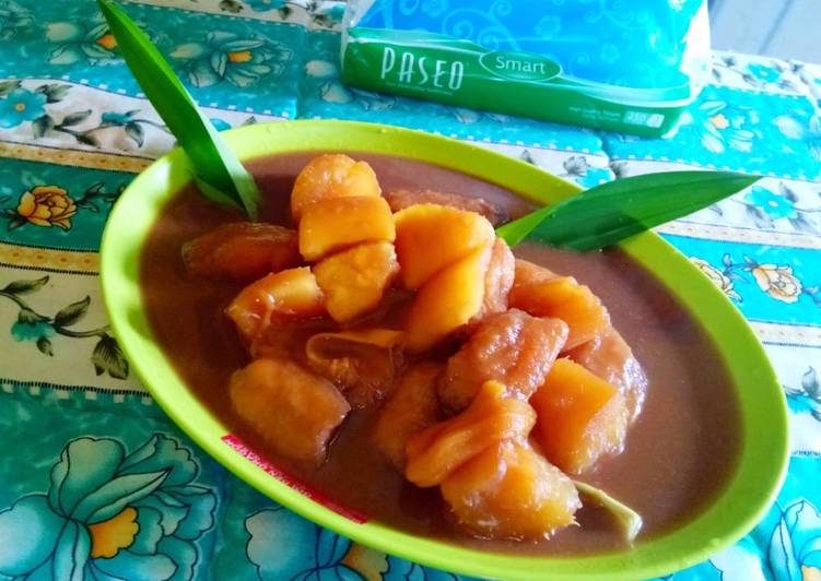 gambar untuk resep makanan Kolak ubi pisang plus nangka