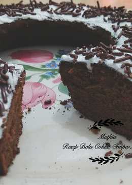 Bolu Coklat tanpa mentega