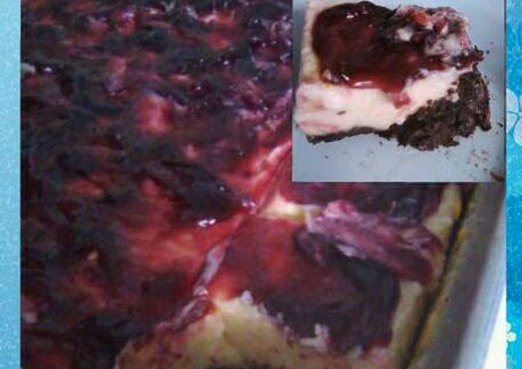 Resep Blueberry Cheese Cake By inggit_bilqis