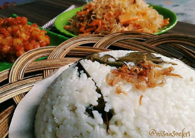 cara membuat Nasi uduk wangi sereh