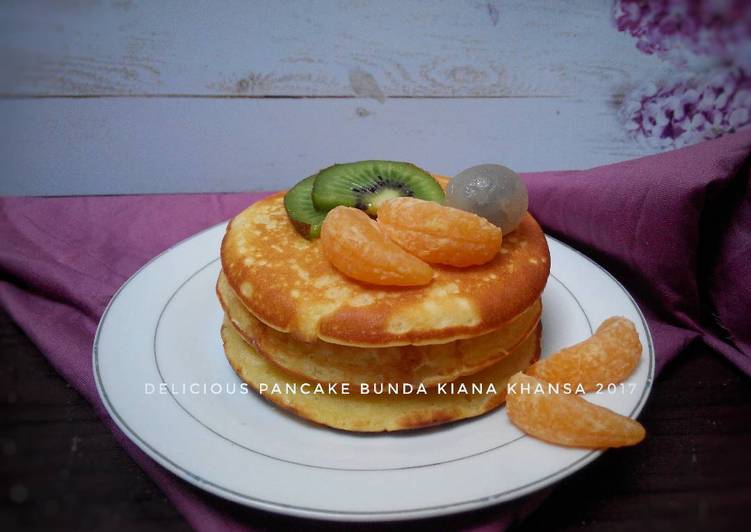 resep lengkap untuk Delicious pancake