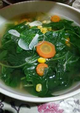 9. Sayur Bayam Simpel
