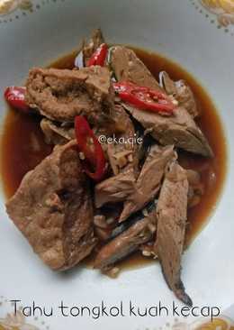 Tahu tongkol kuah kecap