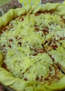 Pizza mangga muda