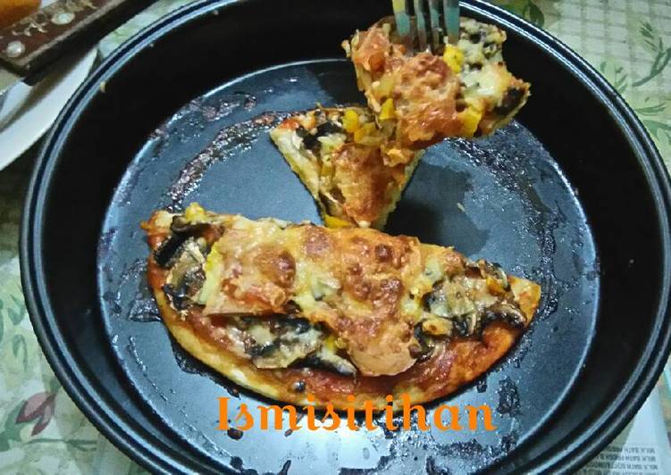 gambar untuk resep makanan Pizza Sosis Jamur Mudah&Enak