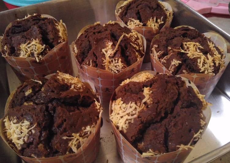 cara membuat Muffin coklat simpel