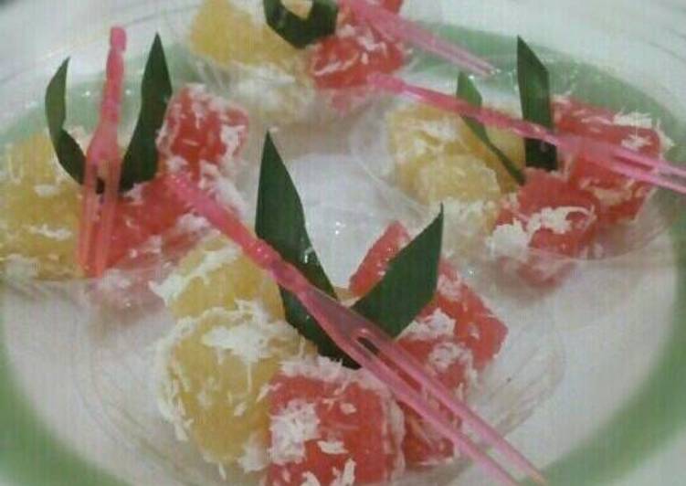 gambar untuk resep makanan Cenil singkong nanas