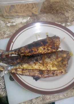 Ikan talang bakar bumbu kuning